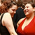Two girls dancing together