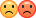 very sad face