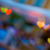 Blurry hearts in the light