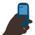 looking at a phone