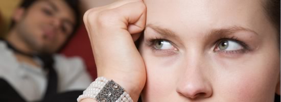 A girl thinking about her relationship